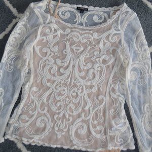 Sheer Lace Express Top